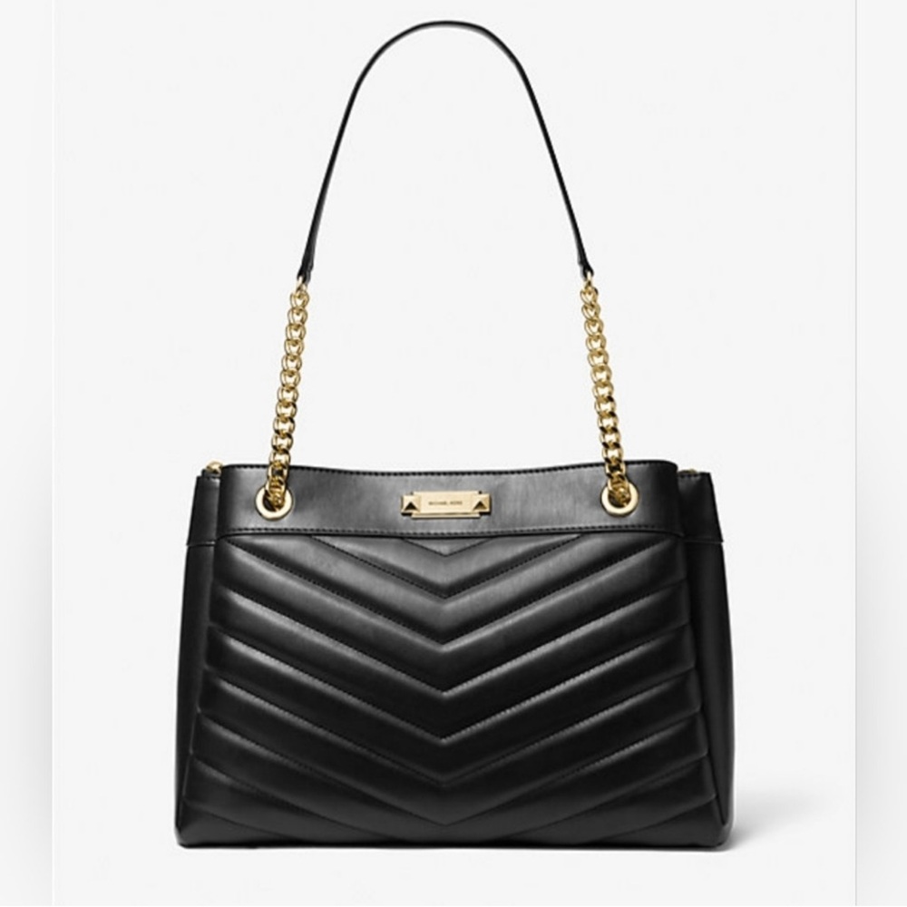 Michael Kors Whitney Quilted Tote & Wallet Set – Luxury Designer Bag - Picture 4 of 14